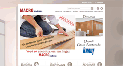 Desktop Screenshot of macromadeiras.com.br